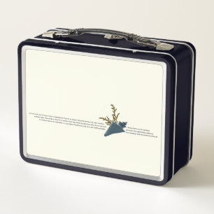 Goldener Schnitt ästhetische Küstenkunst zurück zu Metall Brotdose