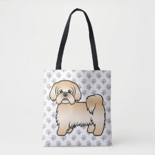 Goldener Shih Tzu Süßer Cartoon-Hund & Pfoten