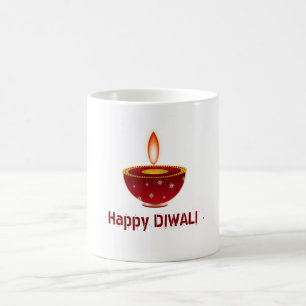 Goldener Shubh Labh Diwali Becher - Glückverheißen Kaffeetasse