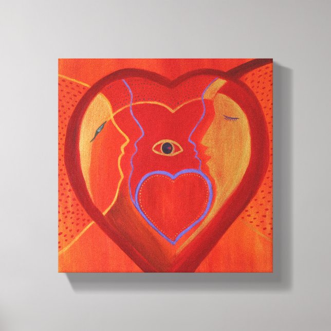 Goldener Single Print Leinwanddruck (Vorderseite)