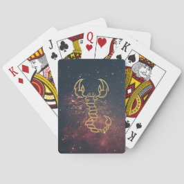 Goldener Skorpion Spielkarten