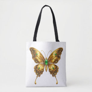 Goldener Smaragd-Kristall-Schmetterling