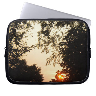 Goldener Sonnenaufgang Laptop-Sieb Laptopschutzhülle
