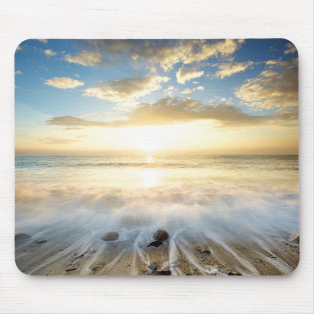 Goldener Sonnenaufgang Mousepad (Vorne)