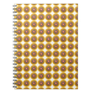 Goldener Sonnenbrand Notizblock