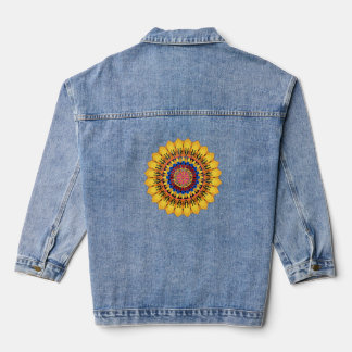 Goldener Sonnenstrahl Jeansjacke