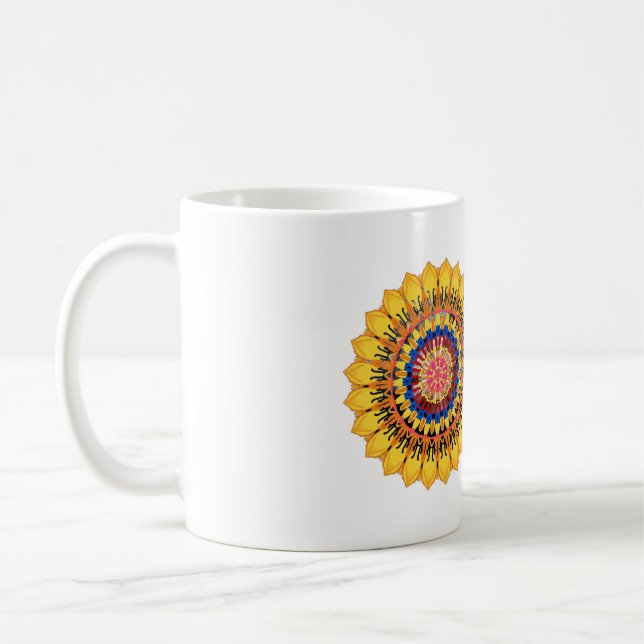 Goldener Sonnenstrahl Kaffeetasse (Links)