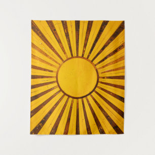 Goldener Sonnenstrahl Wandteppich