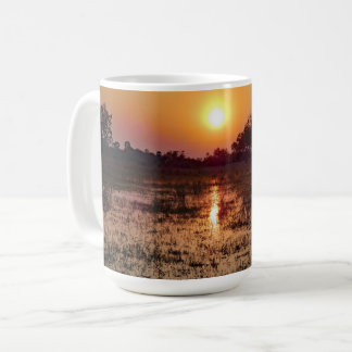 Goldener Sonnenuntergang  Kaffeetasse