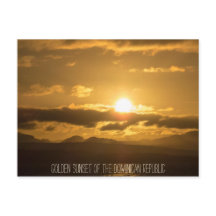 Goldener Sonnenuntergang