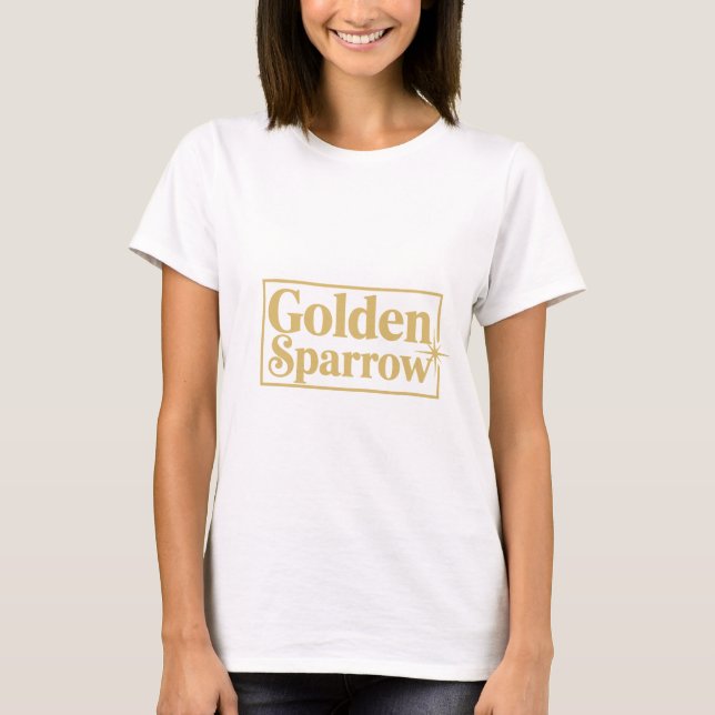 Goldener Spatz T-Shirt (Vorderseite)