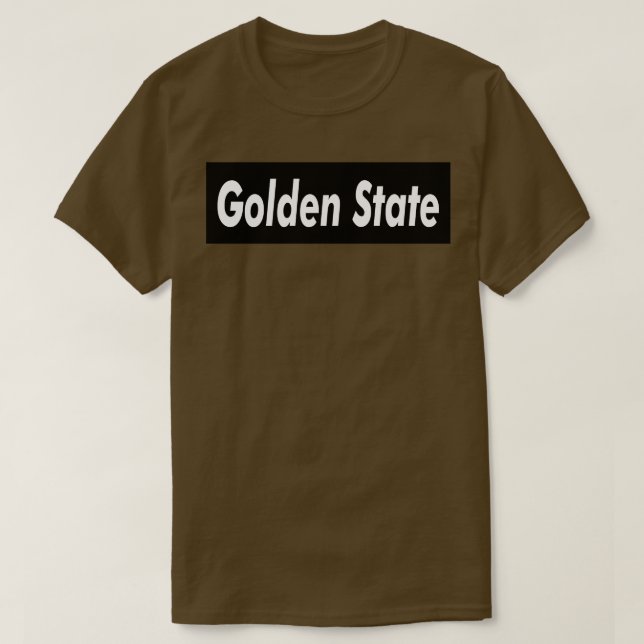 Goldener Staat Fleisch braun T-Shirt (Design vorne)