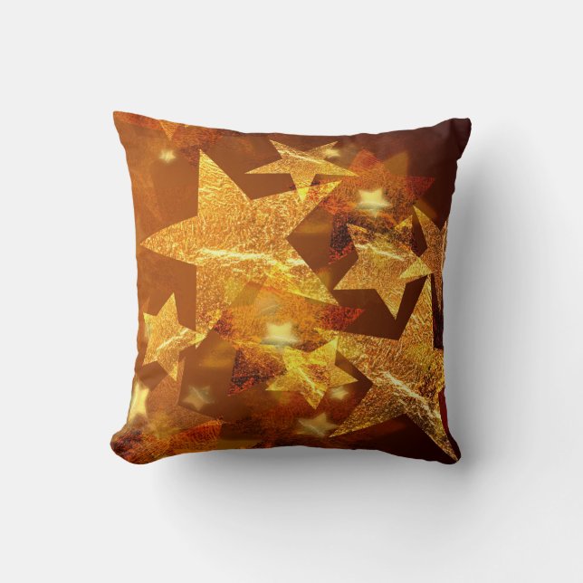 Goldener Star Kissen (Vorderseite)