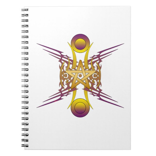 Goldener Star Notizblock (Vorderseite)