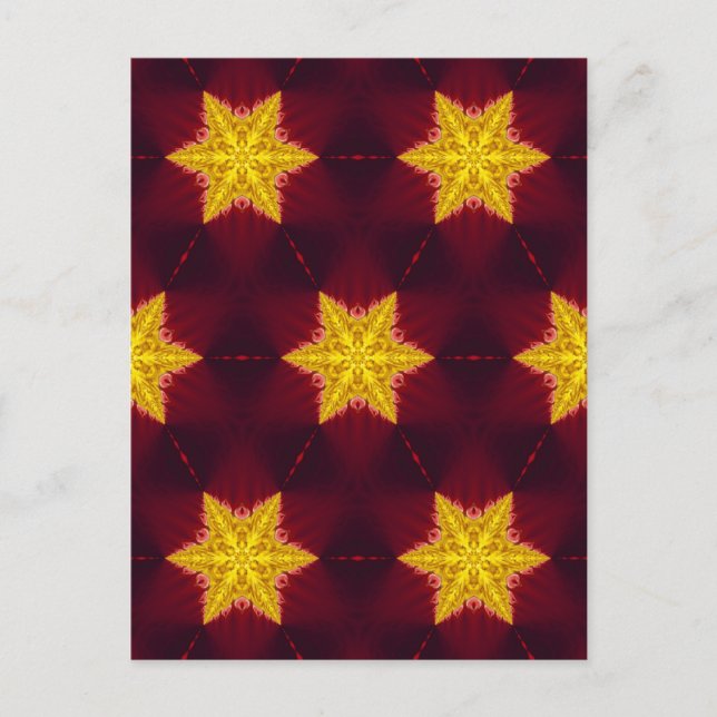 Goldener Star Postkarte (Vorderseite)