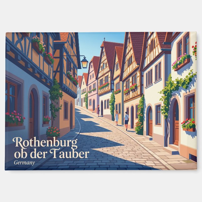 Goldener Steig Deutschland Magnet (Vorderseite)
