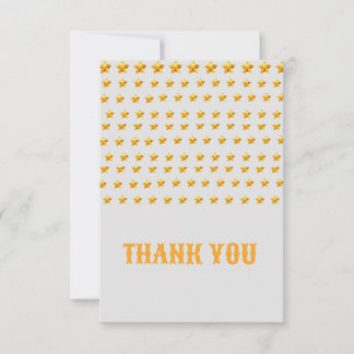 Goldener Stern Danke an die Flachkarten