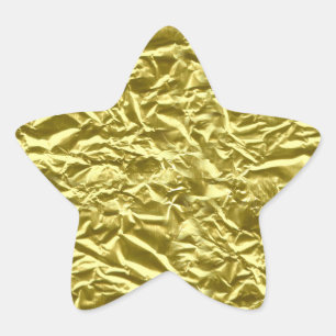 Goldener Stern für Hochzeitsfeiern Stern-Aufkleber