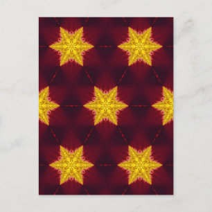 Goldener Stern Postkarte