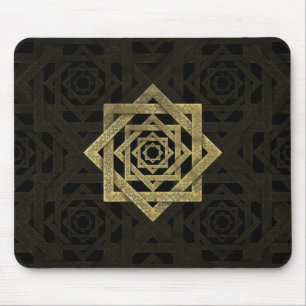 Goldener Stern von Lakshmi - Ashthalakshmi Mousepad