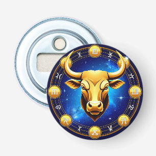 Goldener Stier Stier im kosmischen Tierkreis Flaschenöffner