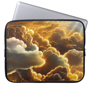 GOLDENER STORM MIT SCHINKSTERN LAPTOPSCHUTZHÜLLE
