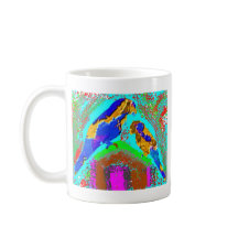 Goldener Streifen - Baby-Papagei der Mama-n