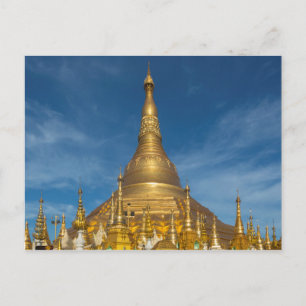 Goldener Stupa-Tempel Postkarte
