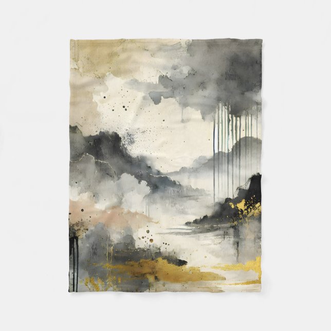 Goldener Sturm Fleecedecke (Vorderseite)