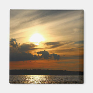 Goldener Sunset-Magnet Magnet