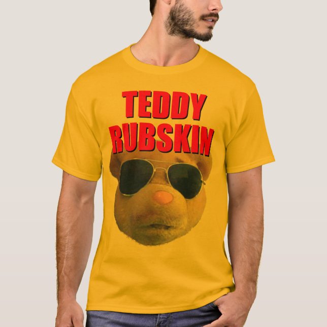 Goldener Teddy-unbesonnenes T-Shirt (Vorderseite)