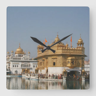 Goldener Tempel Harmandir Sahib Amritsar Quadratische Wanduhr