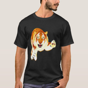 Goldener Tiger Panthera Tigris Seltener Großkatz T-Shirt