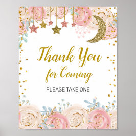 Goldener Tinkle Danke, dass du gekommen bist Poster