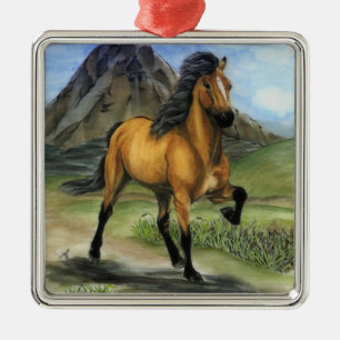 Goldener Tolt Silbernes Ornament