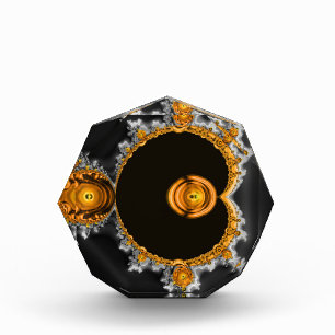 Goldener Traum. Das berühmte Full Mandelbrot Set Fotoblock