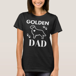 Goldener Vater Vector Golden Retriever T-Shirt