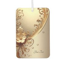 Goldener Verzierte Blumige Luftverbesserer