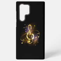 Goldener Violinschlüssel Musik