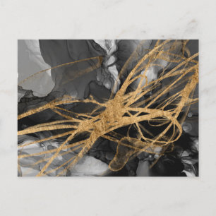 Goldener Vortex I Postkarte