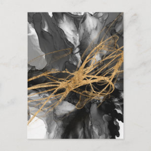 Goldener Vortex I Postkarte