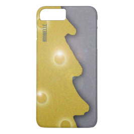 Goldener Weihnachtsbaum auf Grau mit Text Case-Mate iPhone Hülle