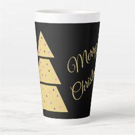Goldener Weihnachtsbaum-Latte-Mug Milchtasse