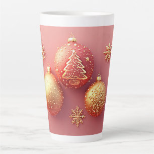 Goldener Weihnachtsglanz ❄️ Weihnachtsbaumschmuck Milchtasse