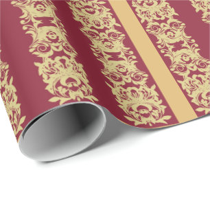 Goldener Wein Geschenkpapier