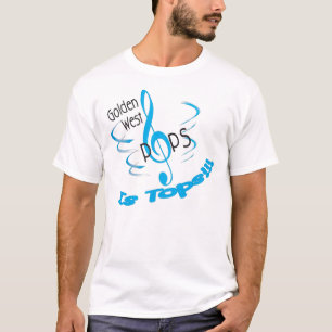 Goldener WestPop ist Spitzen T T-Shirt