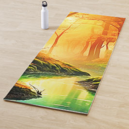 Goldener Whisper vom Herbst Yogamatte