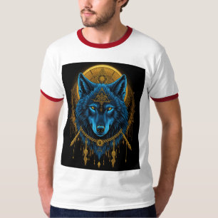 Goldener Wolf T-Shirt