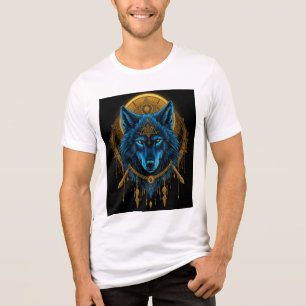 Goldener Wolf Tri-Blend Shirt