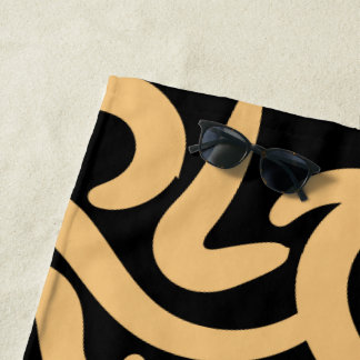 Goldener Wurm Strandtuch